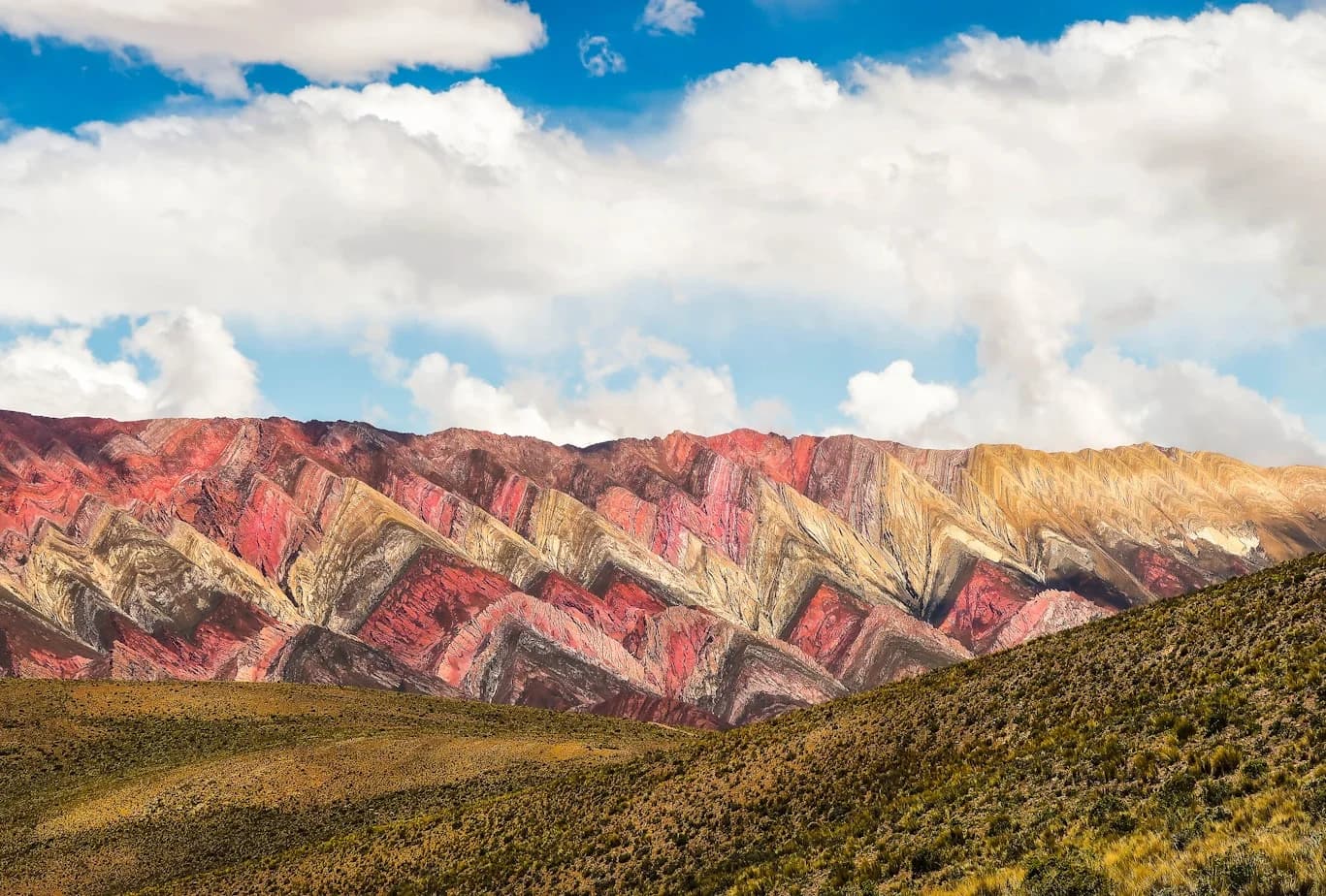 Hornocal 14 Colors Mountain Range in Argentina