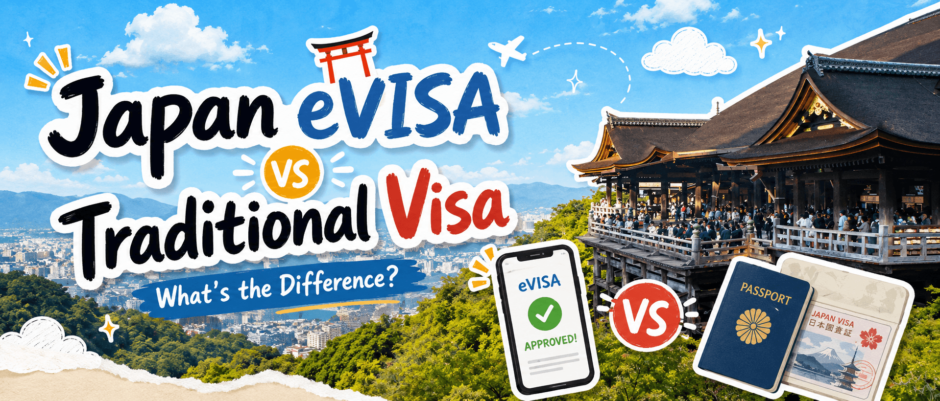 Japan eVISA Explained: How It Differs from a Traditional Visa