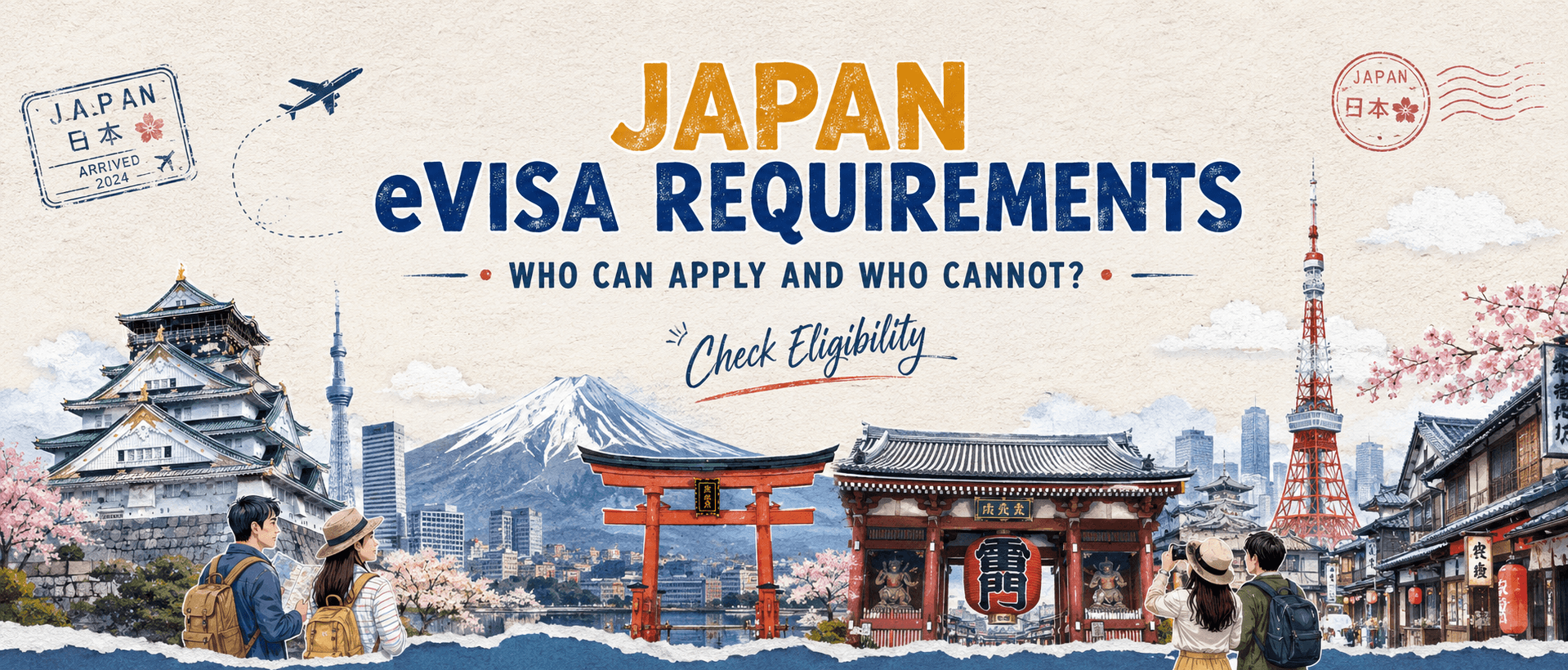 Japan eVISA Requirements: Who Can Apply and Who Cannot?