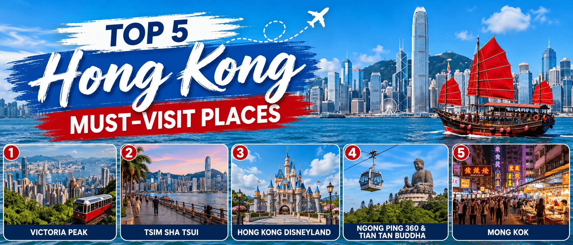 Top 5 Must-Visit Places in Hong Kong for Travelers