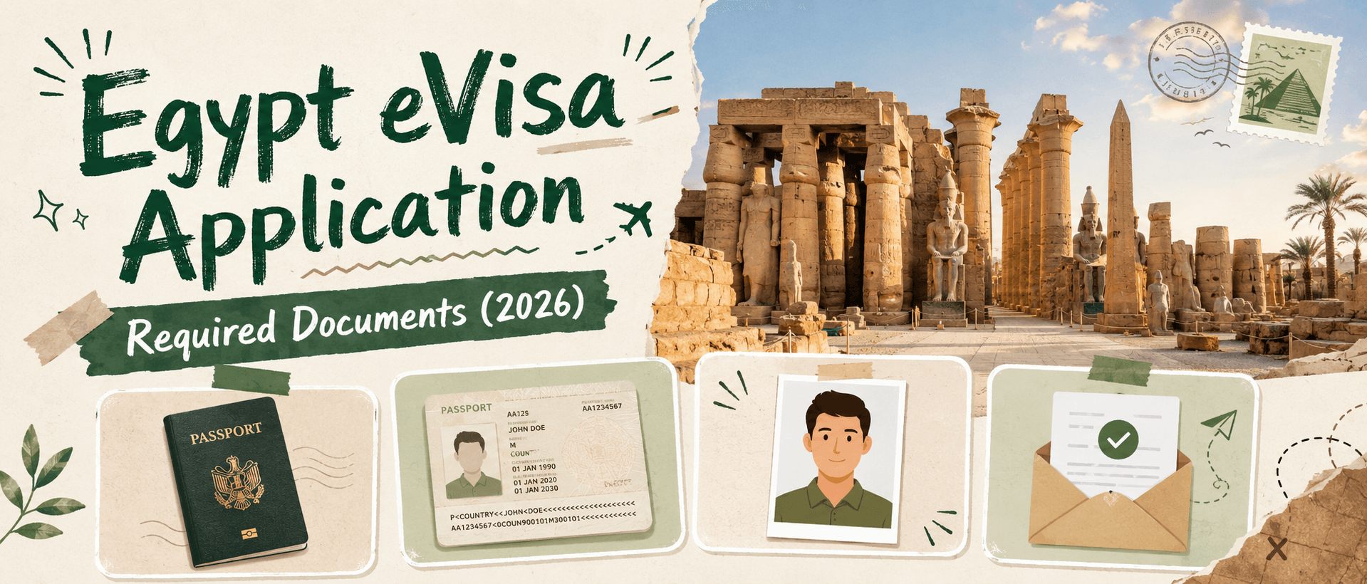 Egypt eVisa Application: Required Documents (2026)