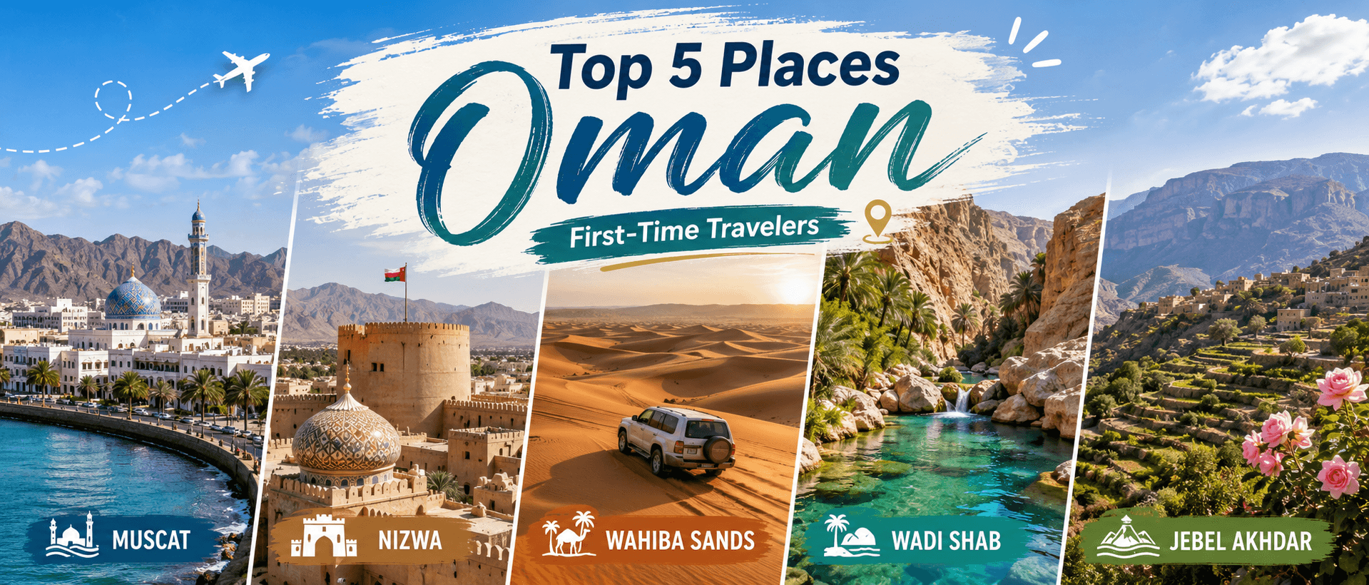 Top 5 Places to Visit in Oman for First-Time Travelers