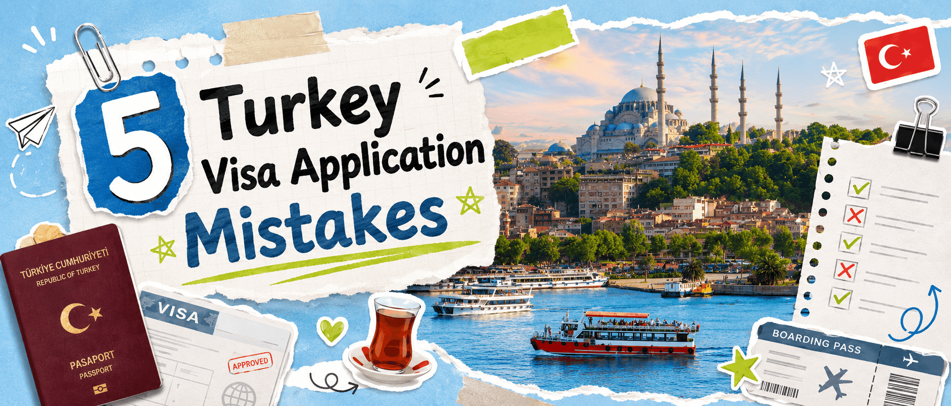 5 Common Mistakes When Preparing a Turkey Visa Application