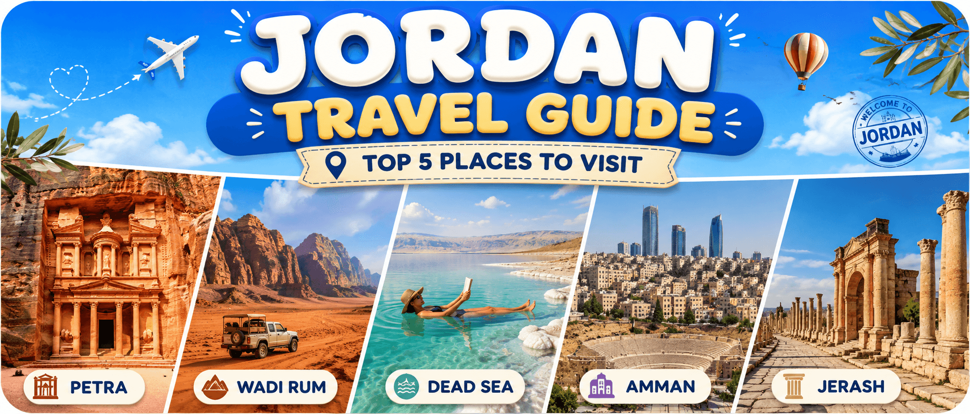 Jordan Travel Guide: 5 Outstanding Places You Should Visit