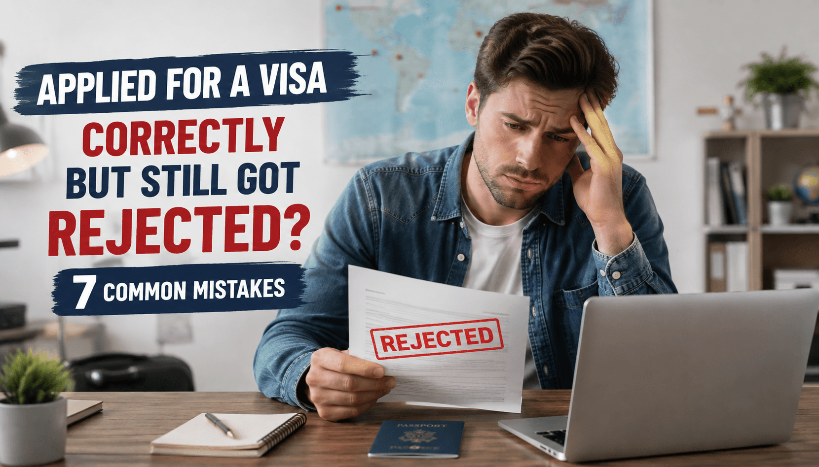 Applied for a visa correctly but still got rejected? 7 common mistakes
