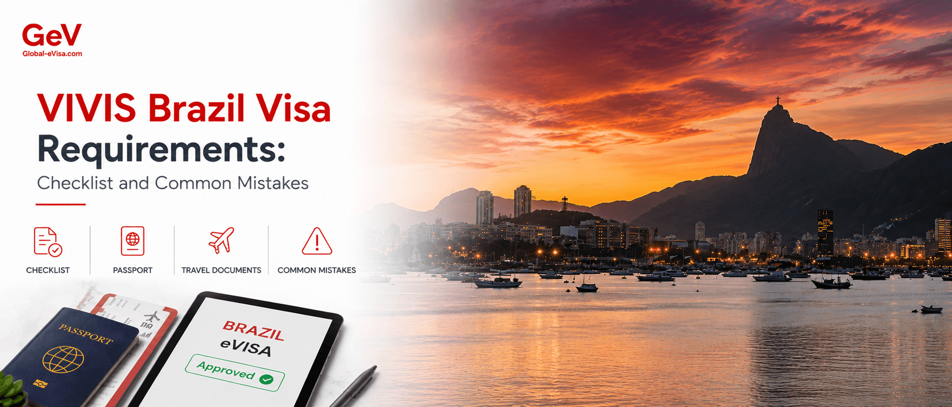 VIVIS Brazil Visa Requirements: Easy Checklist and Common Errors